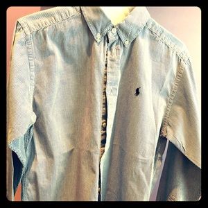 Ralph Lauren Boys Striped Button Down LS Shirt